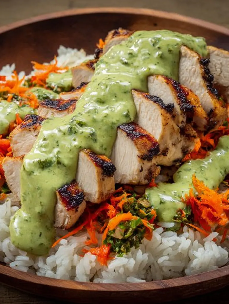 A plate of food with rice and meat.