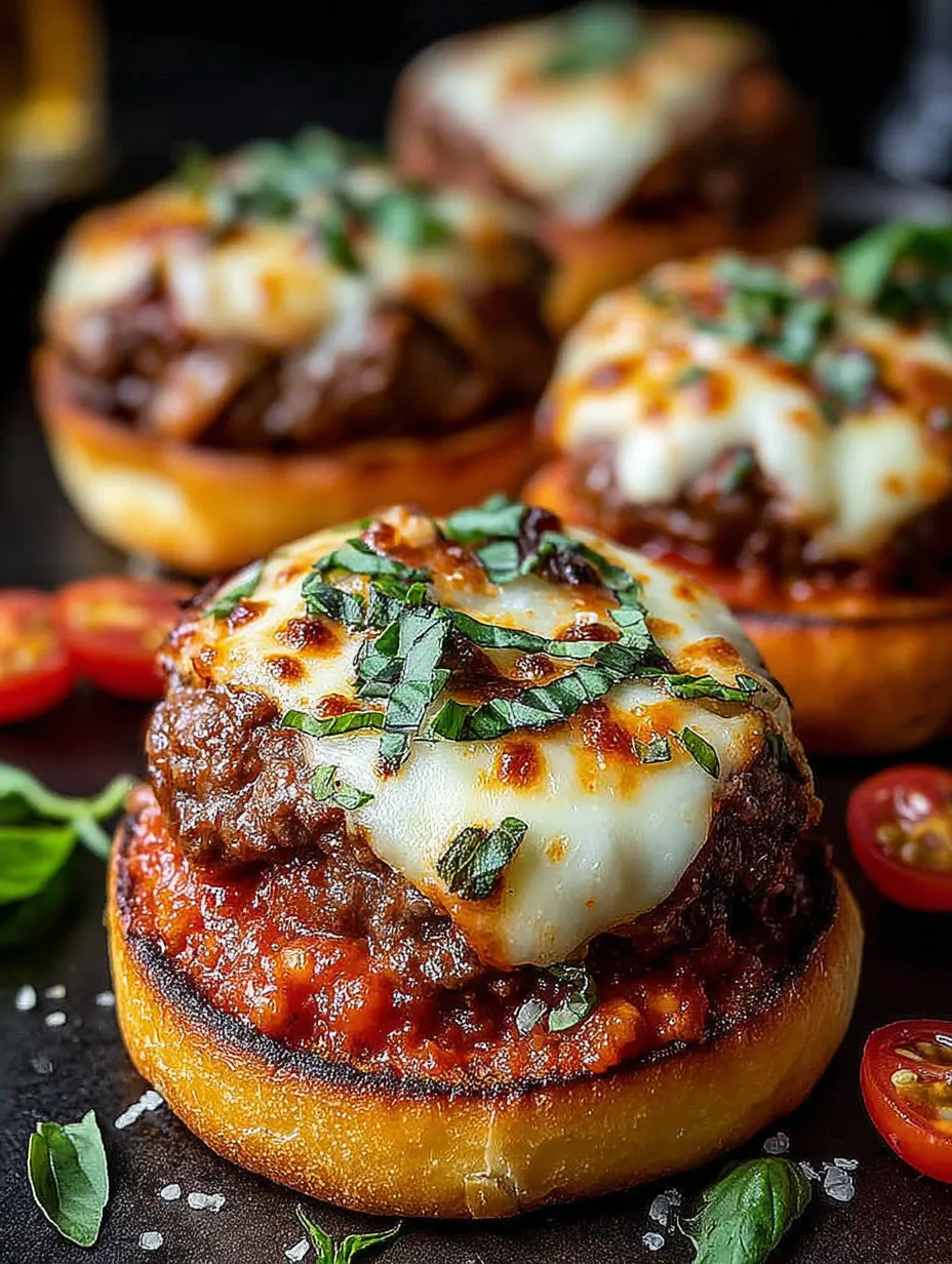 A close up of a meatball in a bun.