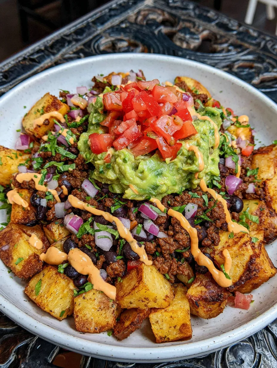 A plate of food with a salsa topping.