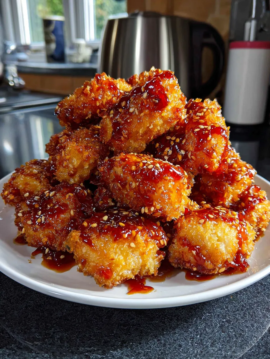 A plate of food with a sauce on it.