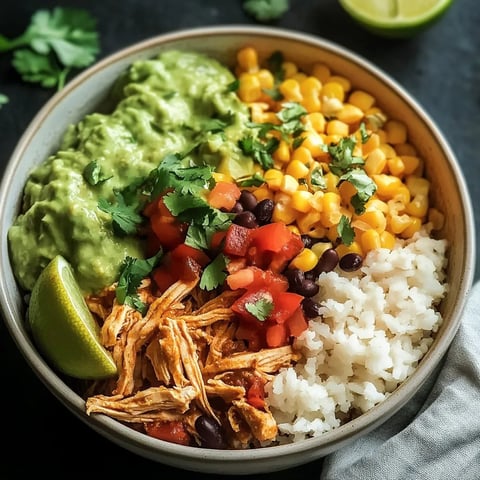 Slow Cooker Chicken Burrito Bowl