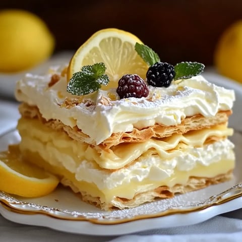 No-Bake Lemon Eclair Cake