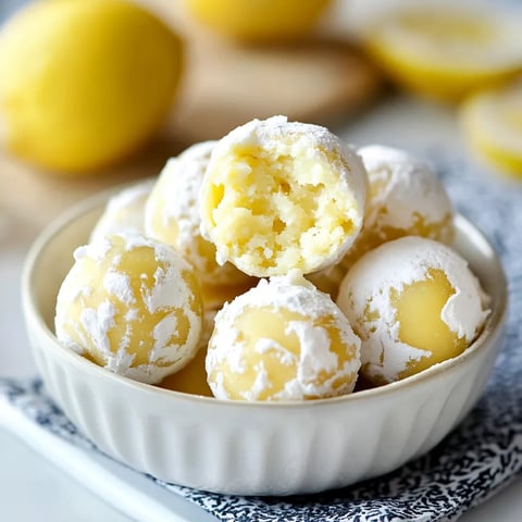 Easy White Chocolate Lemon Truffles
