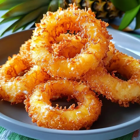 Fried Pineapple Rings – Tropical Snack Recipe