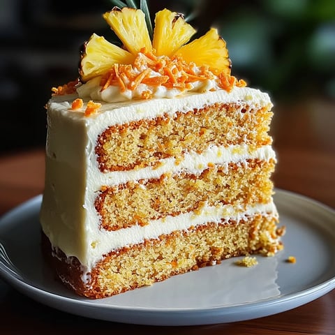 Hawaiian Carrot Pineapple Cake
