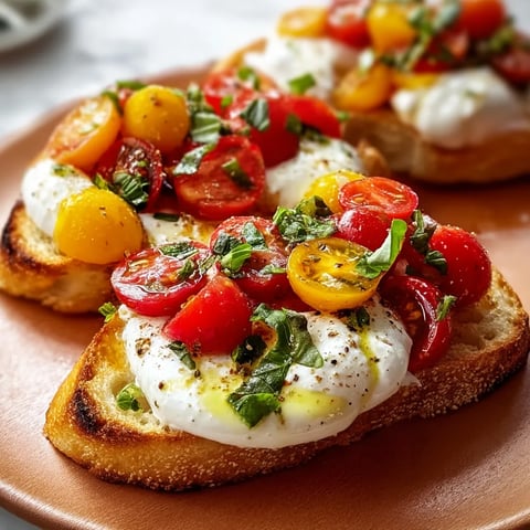 Burrata Bruschetta
