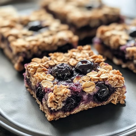 Blueberry Oatmeal Bars