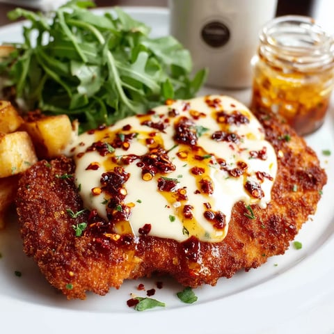 Crispy Hot Honey Feta Chicken