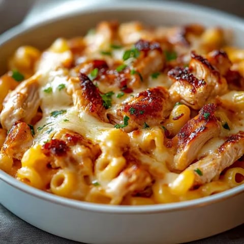 BBQ Chicken Mac and Cheese