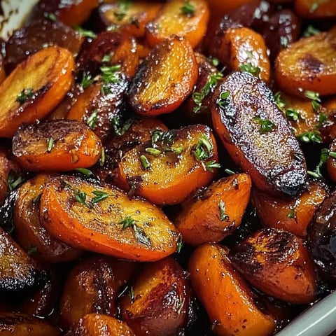 Honey Balsamic Roasted Carrots