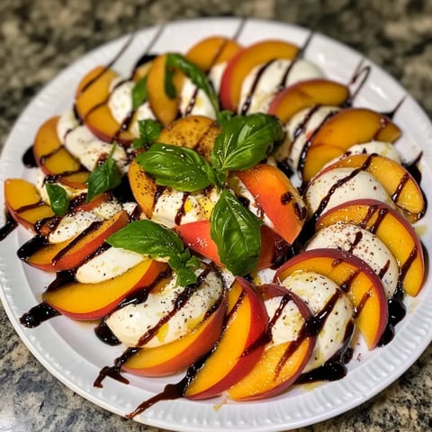Peach Caprese Salad