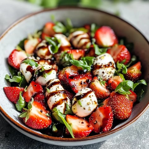 Balsamic Strawberry Caprese: A Fresh Twist on a Classic Salad