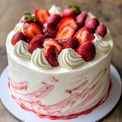 Strawberry Shortcake Cake