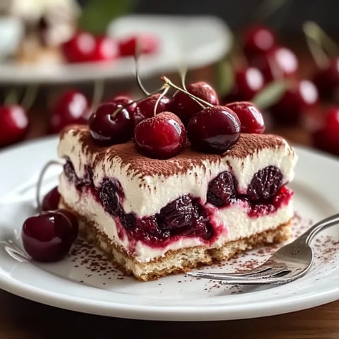 Cherry Amaretto Tiramisu