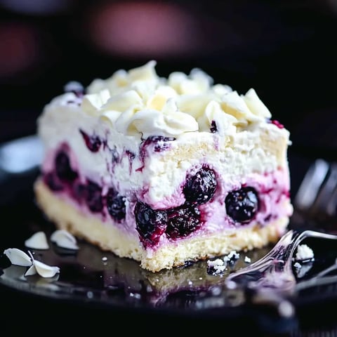 Blueberry Cream Cheesecake Lasagna