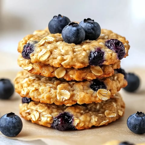 Banana Blueberry Oatmeal Breakfast Cookies