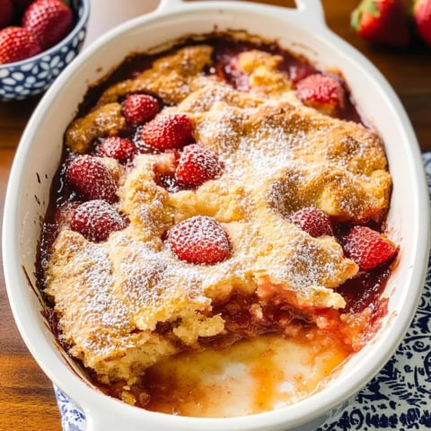 Easy Southern Strawberry Cobbler