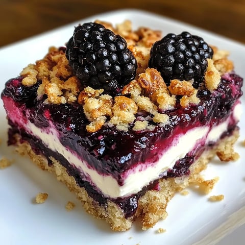 How to Make Blackberry Pretzel Dessert