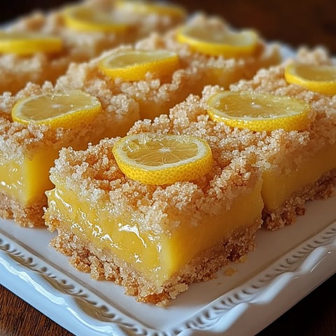 Lemon Crumb Bars: Delightful Citrus Dessert Recipe