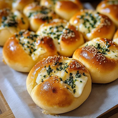 Korean Cream Cheese Garlic Bread