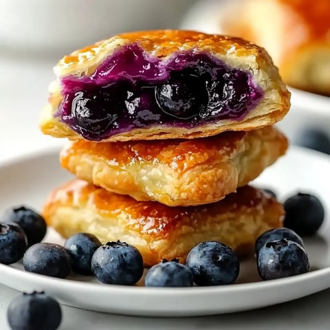 4 Ingredient Blueberry Pie Bombs