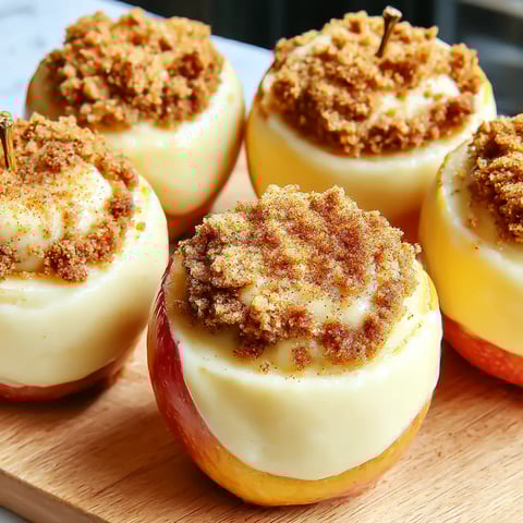 Cheesecake Stuffed Baked Apples