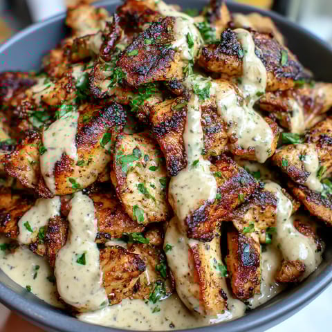 Chicken Shawarma with Creamy Garlic Sauce