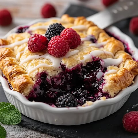 Ultimate Blackberry cobbler