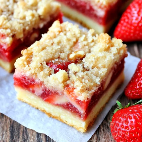 Strawberry Crumb Bars