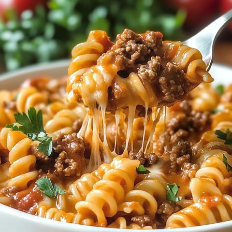 Beef Enchilada Pasta One-Pan Meal