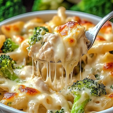 Chicken Broccoli Alfredo Bake