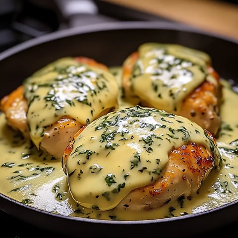 Mozzarella Chicken Basil Cream