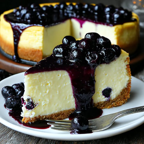 Yummy Blueberry Cheesecake