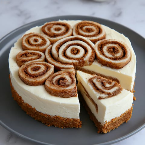 Cinnamon Roll Cheesecake