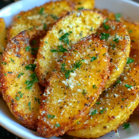 Baked Garlic Parmesan Potato Wedges