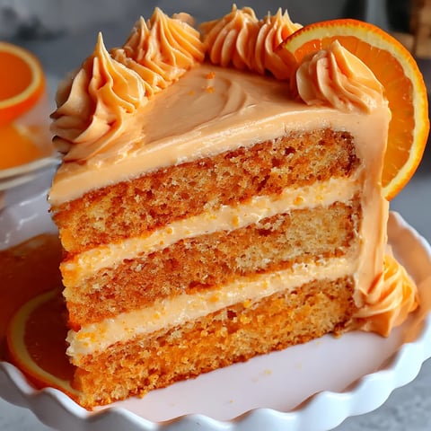 Orange Creamsicle Cake