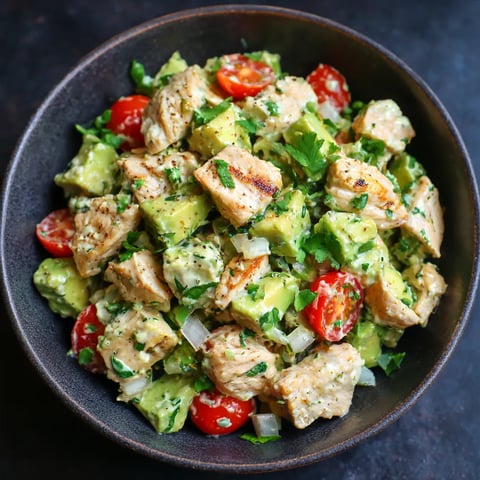 Healthy Avocado Chicken Salad
