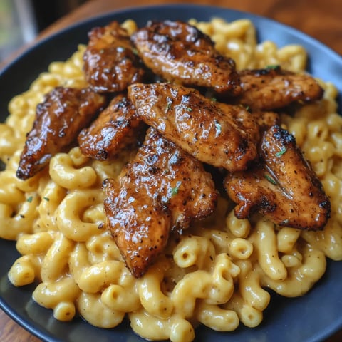 A plate of sweet and spicy honey pepper chicken.