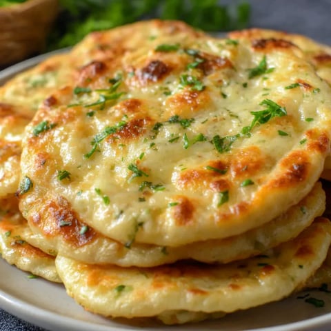 A plate of cottage cheese flatbread.