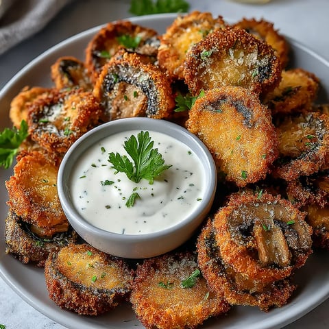 A plate of fried cheese balls with a bowl of dipping sauce.