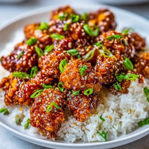 A plate of Korean Fried Chicken with rice.