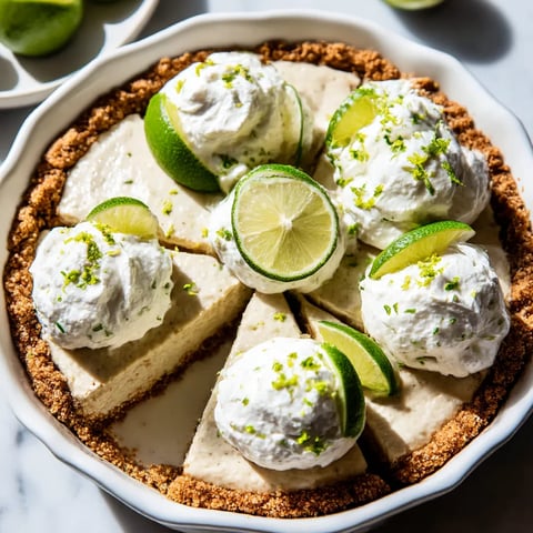A slice of pie with lime on top.