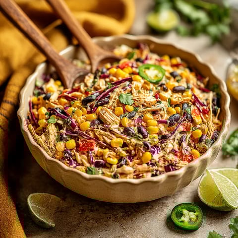 A bowl of food with a wooden spoon in it.