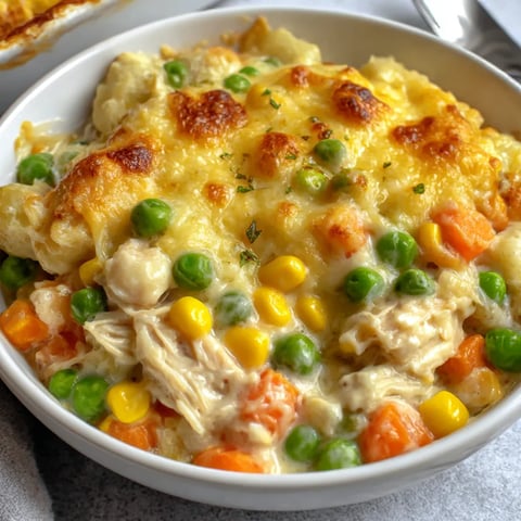 A bowl of food with peas and carrots.