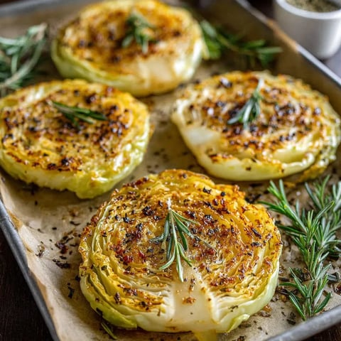 A pan of food with a sprig of rosemary on top.