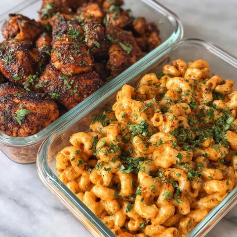 Two containers of food on a table.