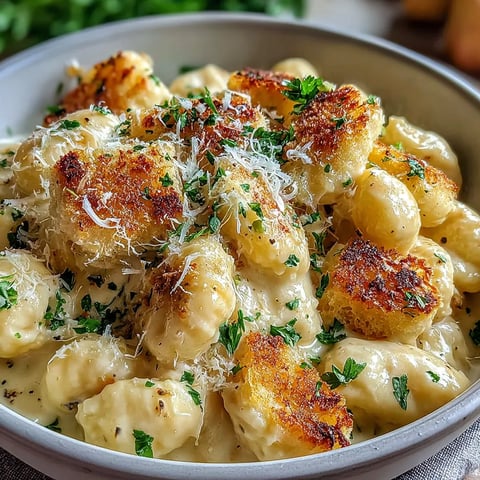 A bowl of pasta with cheese and herbs.
