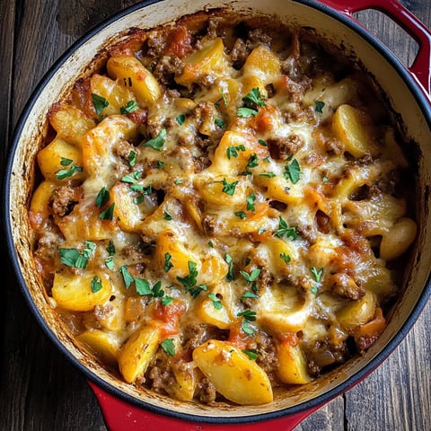 A pot of food with a spoon in it.