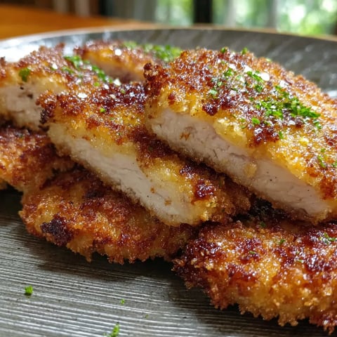 A plate of fried chicken.