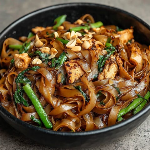 A bowl of noodles with vegetables and nuts.